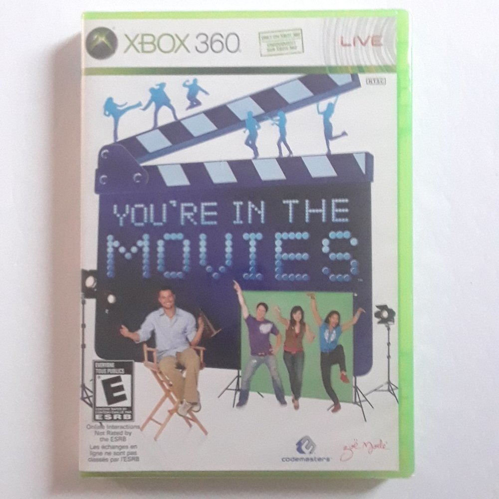 You're in the Movies (Xbox 360, 2008) Factory Sealed Brand New Video Game